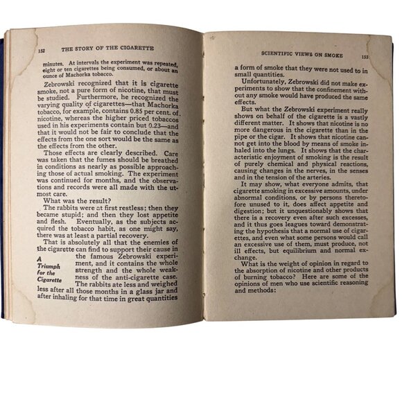 The Story Of The Cigarette William W. Young 1916 D. Appleton & Co Illustrated HC - Picture 14 of 16